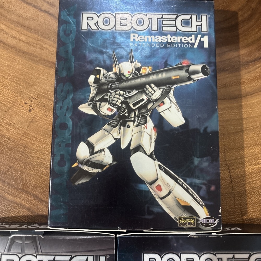 Robotech Remastered Extended Edition Macross Collection Vol 1 2 3 DVD Anime Lot